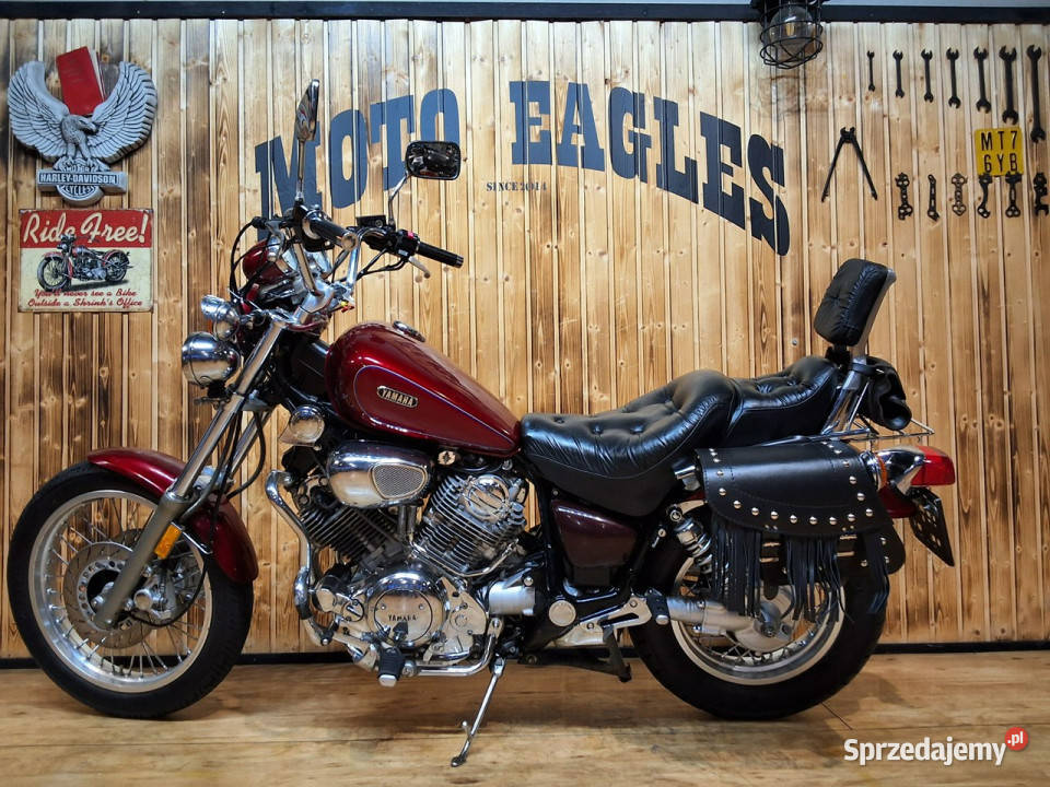 Yamaha Virago Ładne brzmienie ŁADNA w pięknych bagażnik wielkopolskie