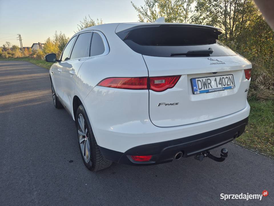 Jaguar FPace 2019 wer PRESTIGE nowe opony stan Rok produkcji 2016 Żórawina