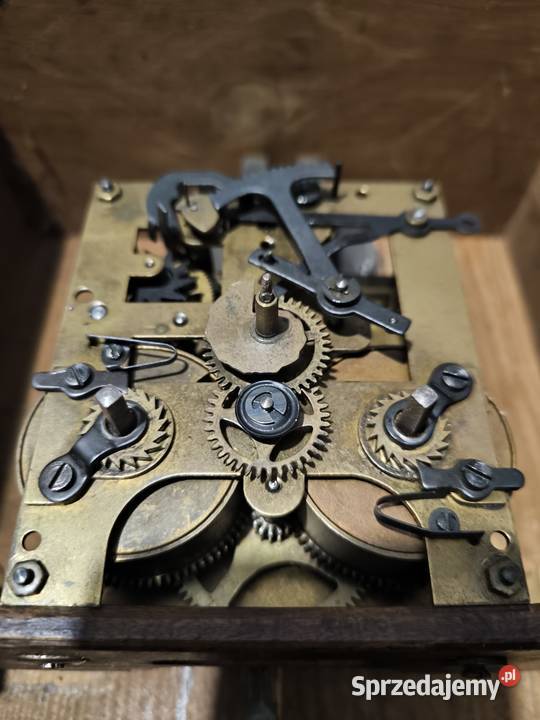 Zabytkowy zegar na części mechanizm wahadło łódzkie Radomsko