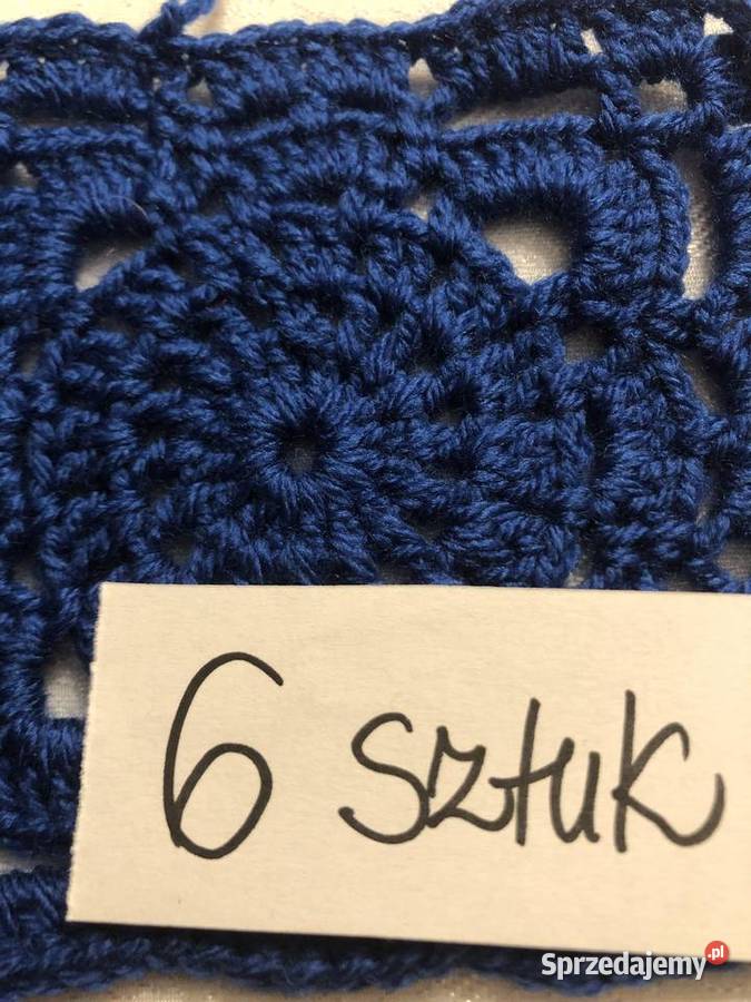 kwadrat babuni rękodzieło pled poduszka 1314 29 Poduszki dekoracyjne Zegrze