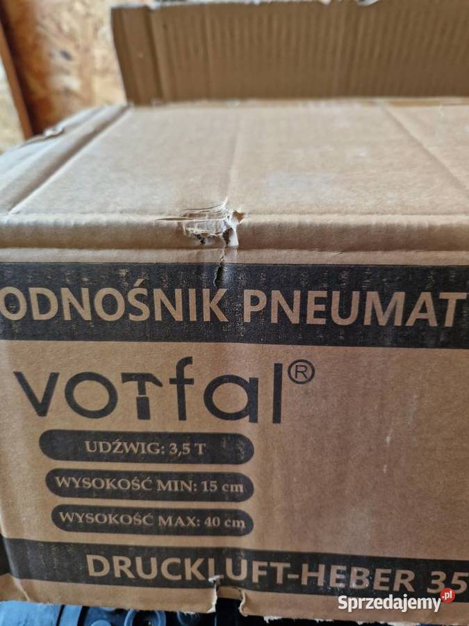 PODNOŚNIK PNEUMATYCZNY BAŁWANEK 35T GUMA Pozostałe Głogowa