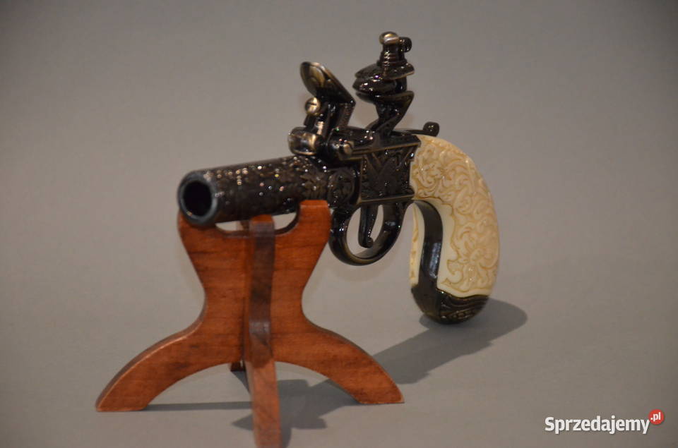 Replika broni pistolet skałkowy pocket flintlock Środa Wielkopolska