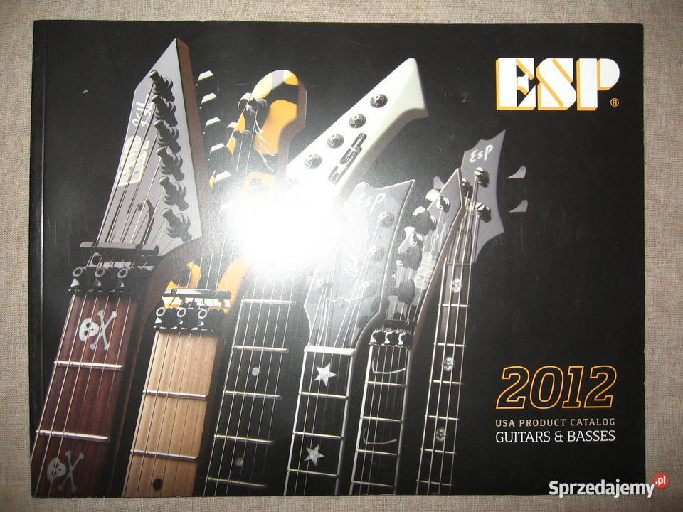 ESP LTD Guitars Basses 2012 USA Product Catalog pomorskie Kępice sprzedam