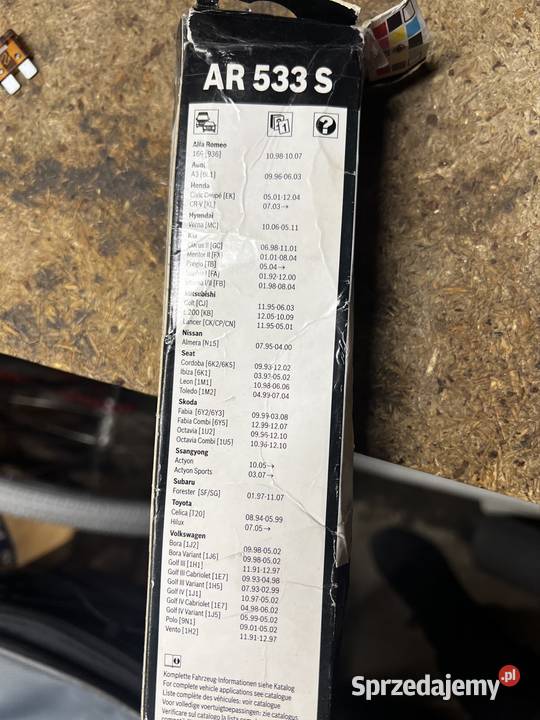 Wycieraczki przód bosch Aero twin AR533S Wycieraczki i spryskiwacze Warszawa sprzedam