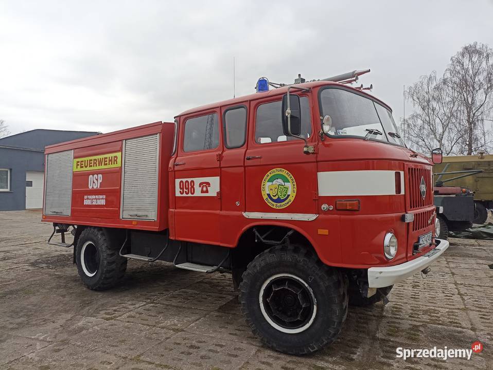 Samochód IFA W50 straż pożarna terenowa 4x4 Koszalin