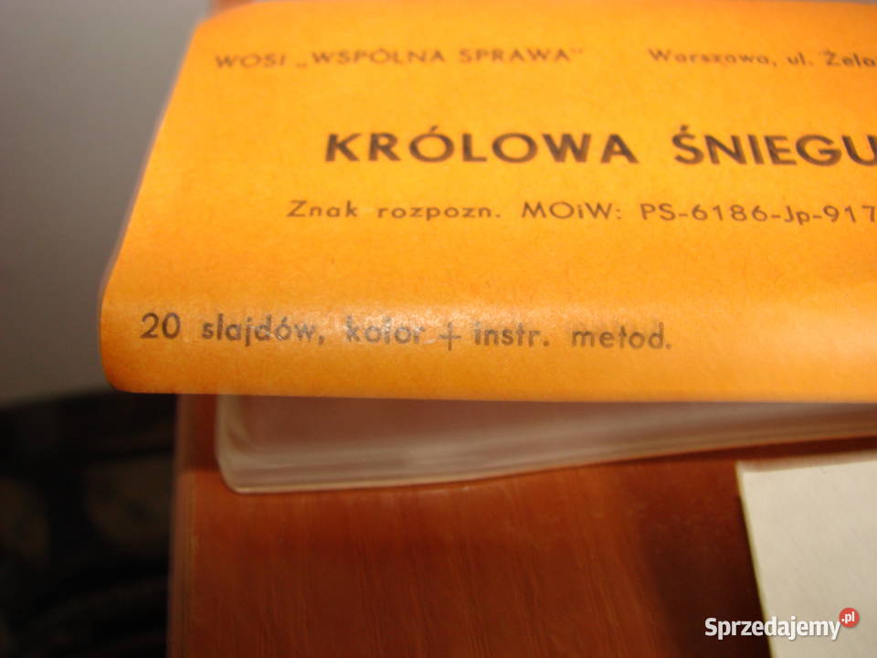 Królowa Śniegu baśń na przeźroczach