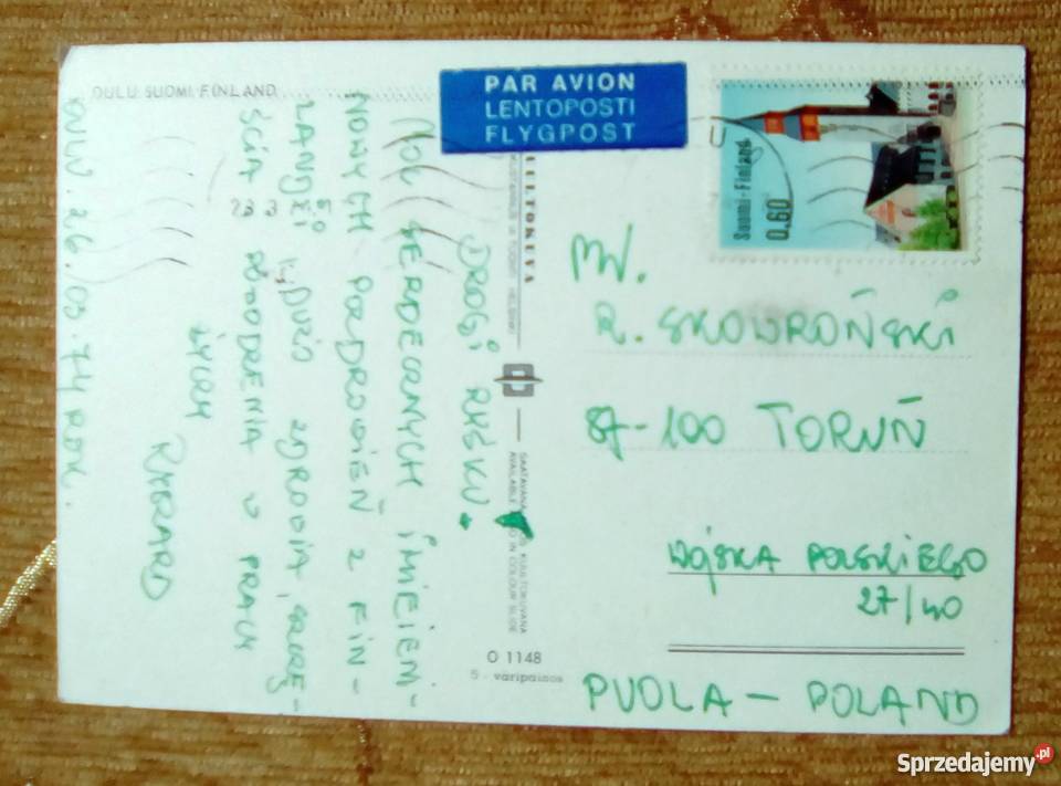 OULU MIASTO ZATOKĄ BOTNICKĄ UJŚCIU RZEKI lubelskie Piszczac
