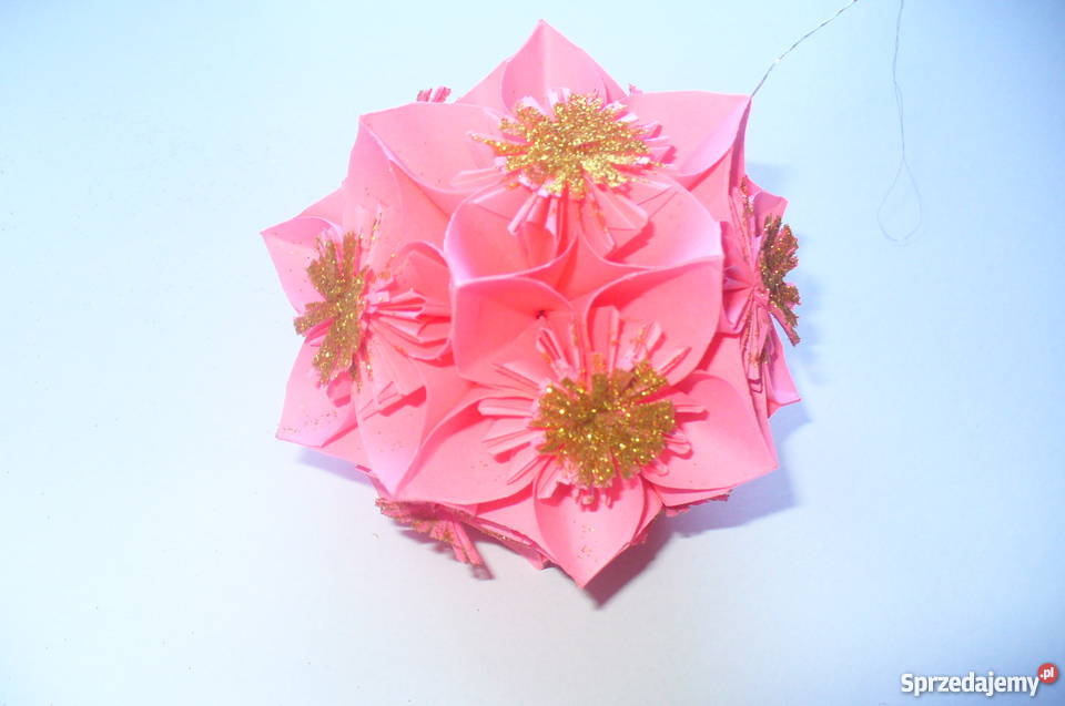 BOMBKIOZDOBY ŚWIĄTECZNE ORIGAMI KUSUDAMAKOMPLET podkarpackie