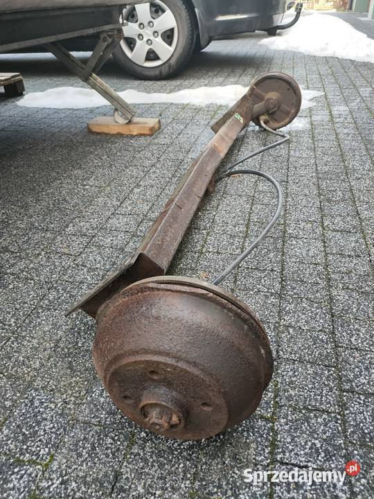 Oś hamowana do przyczepy N126e koła Pilchowice sprzedam