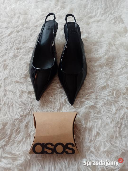 41 ASOS Design Czarne czółenka wieczorowe z Kraków