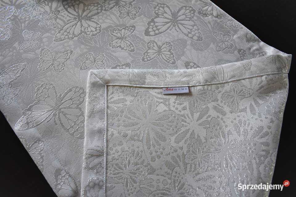 Bieżnik dwustronny Srebrne Motyle 40 x 160 sprzedam