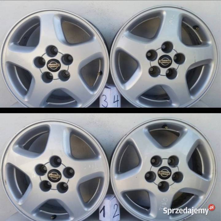 Alufelgi 5x1143 nissan16 felgi aluminiowe nissan Pabianice