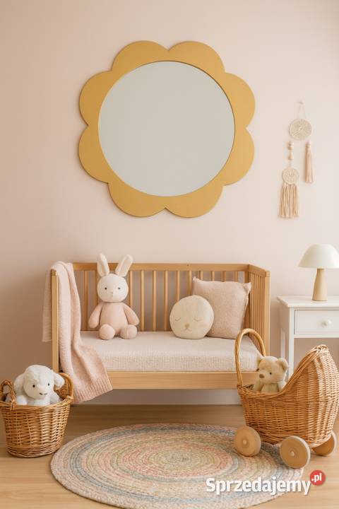 Lustro dekoracyjne ścienne dziecka w ramie mdf Lustra Warszawa