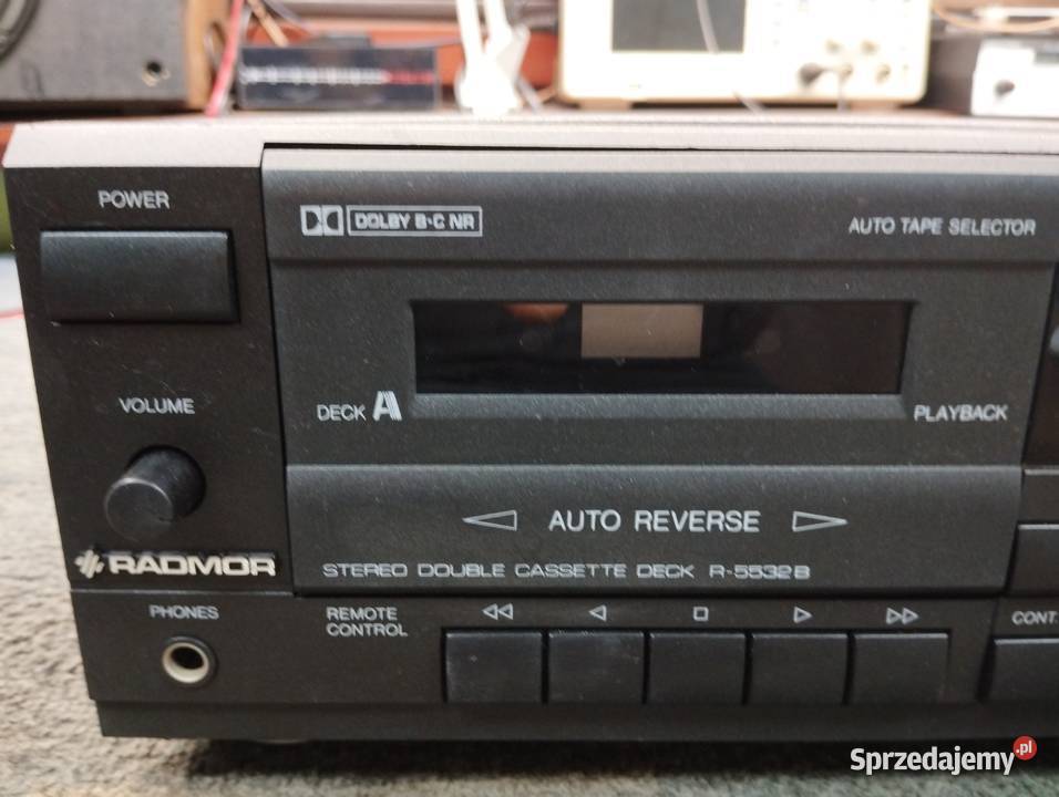 Magnetofon Kasetowy Radmor R5532B Autorevers śląskie