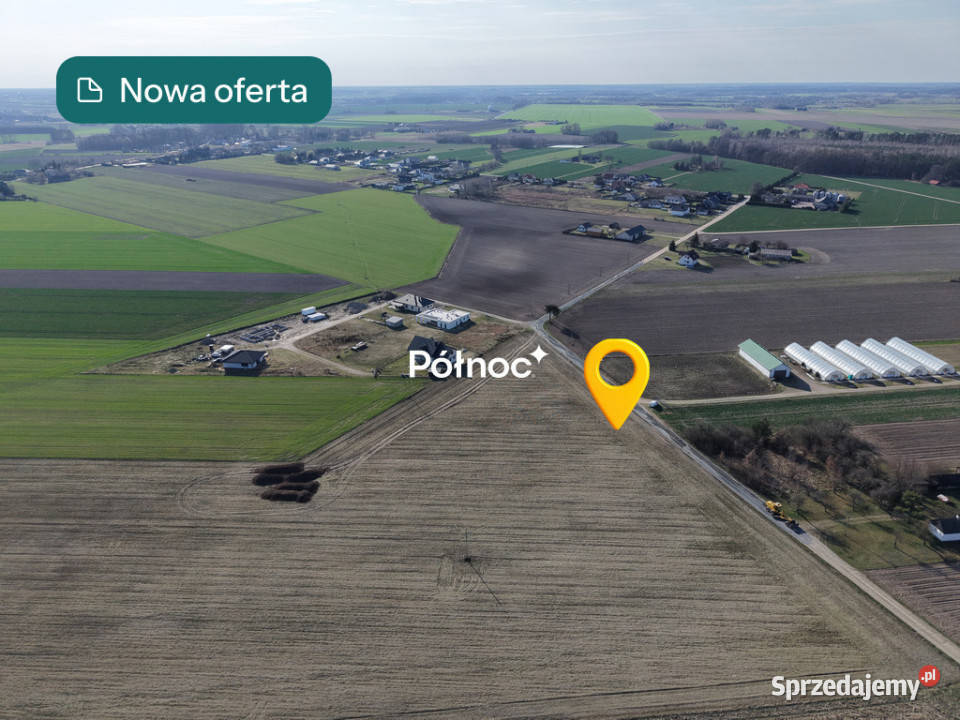 Na sprzedaż działka 1161m2 Wilczyn gmina Biała