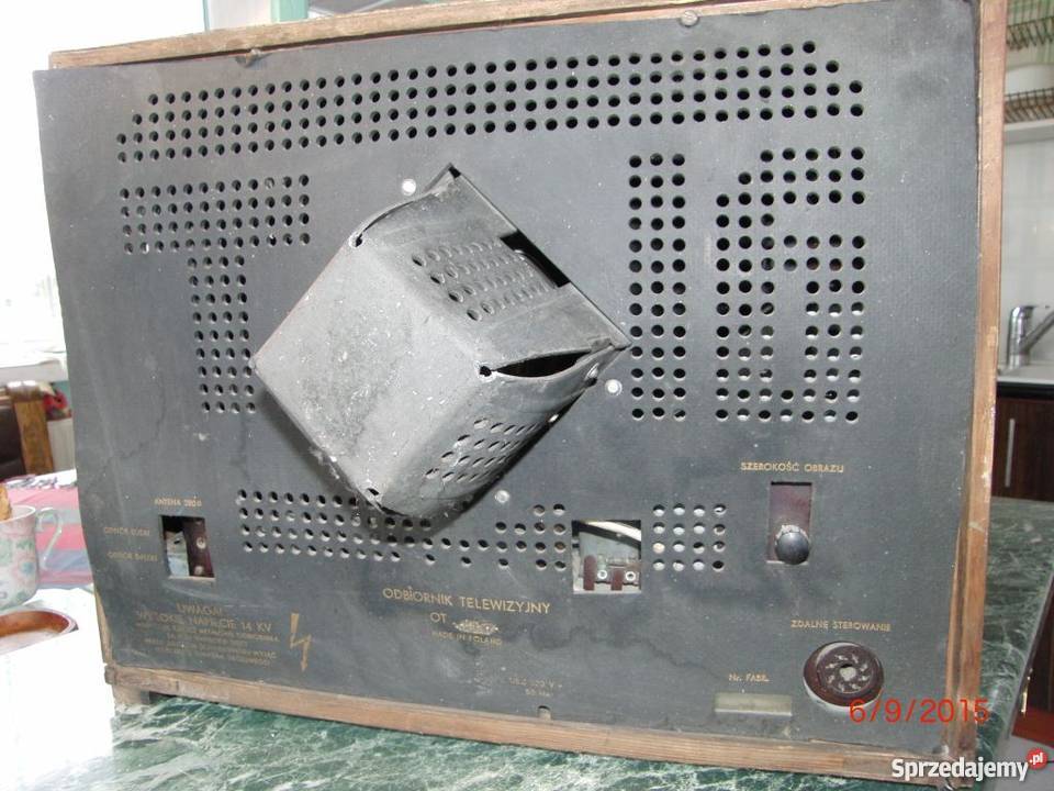 Telewizor Belweder z 1958r łódzkie