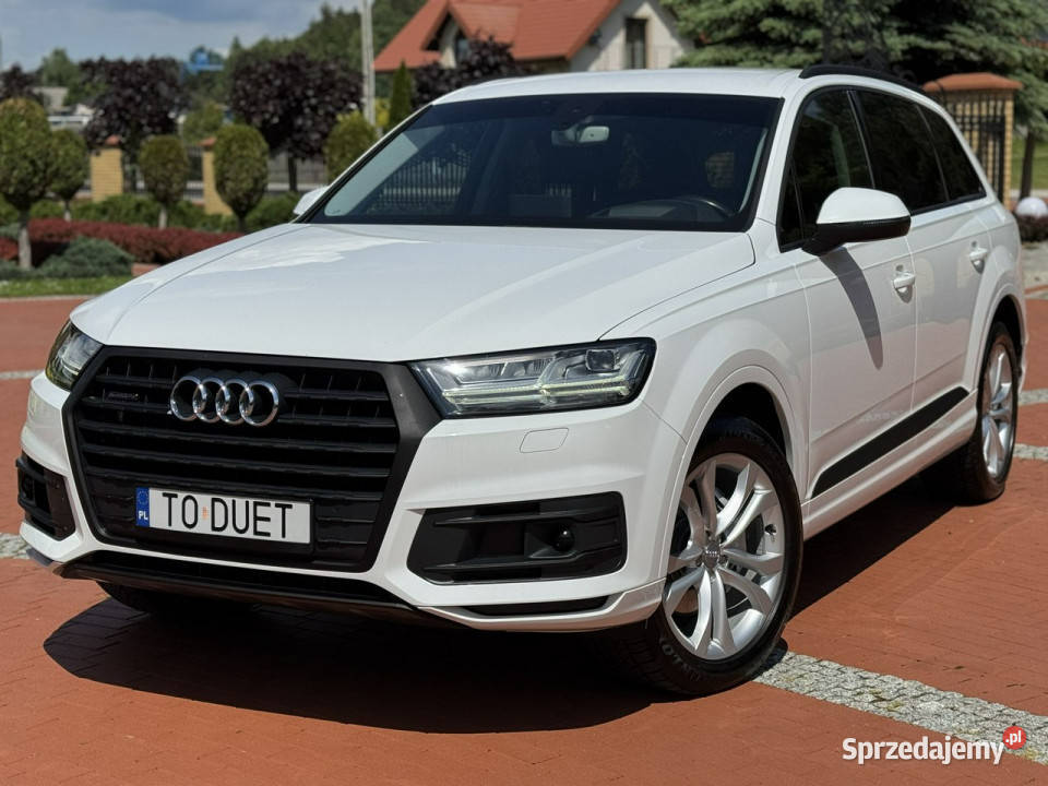 Audi Q7 30 TDI Bogato Wyposażona Polski Salon nawigacja Widełki