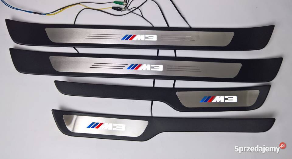 NAKŁADKI PROGOWE Z PODŚWIETLENIEM styl M do BMW Chełm
