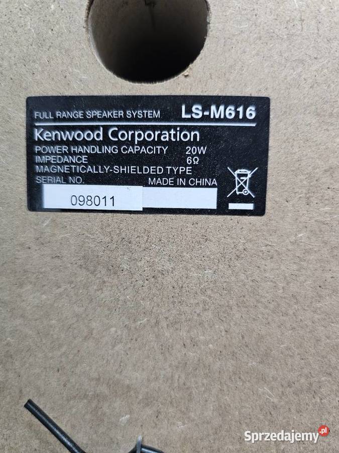 Wieża Kenwood M616 USB CD iPod biała Kraków