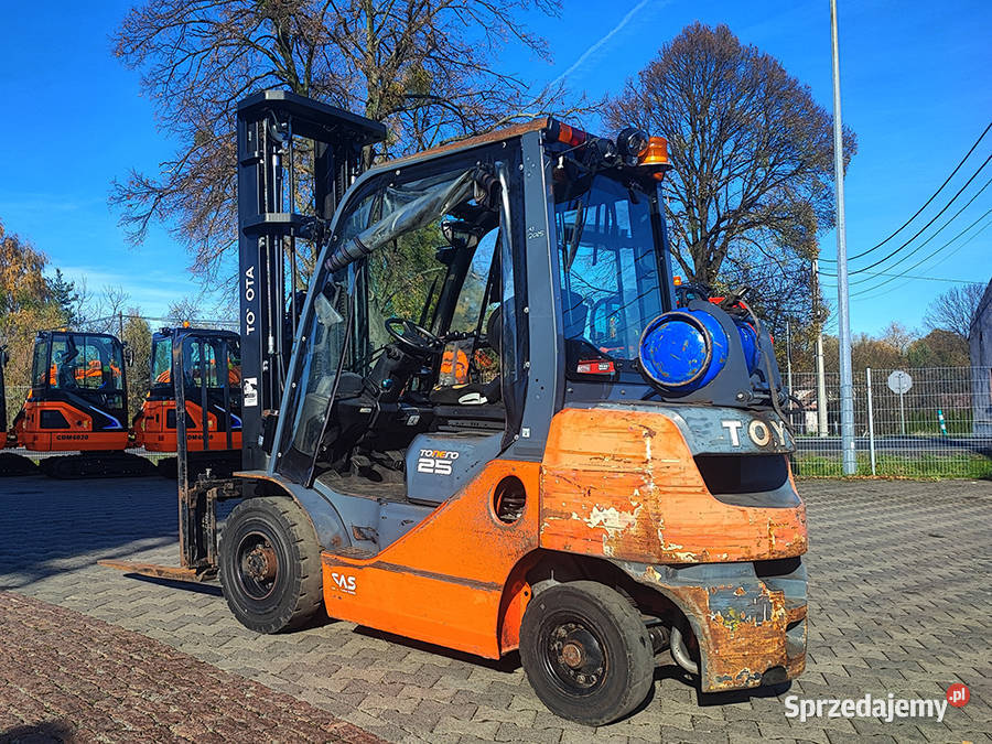 Wózek widłowy Toyota 028FGF25 25 t triplex 6 m Wózki widłowe Kęty