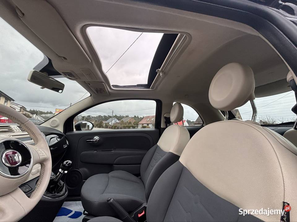 Fiat 500 12 Benz Klima Panorama Dach Alufelgi Fiat Jarocin sprzedam