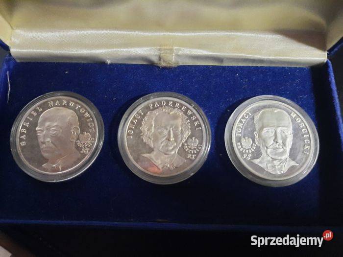 Medale pamiątkowe prezydenci II RP srebro pr Warszawa sprzedam