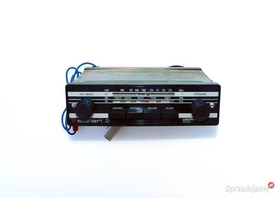 Radio samochodowe Safari 2 Unitra Fiat 126p FSO Tarnów