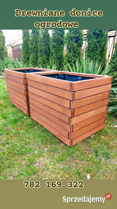 Donice ogrodowe drewniane różne wymiary Olesno
