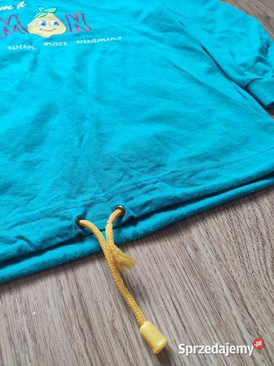Zielona bluza z napisami zielony Hajnówka