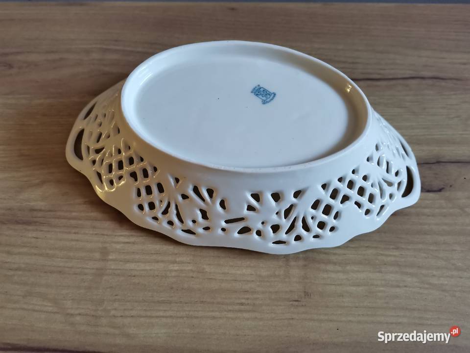 Stara ażurowa patera Schuman Arzberg 193344 Porcelana i szkło