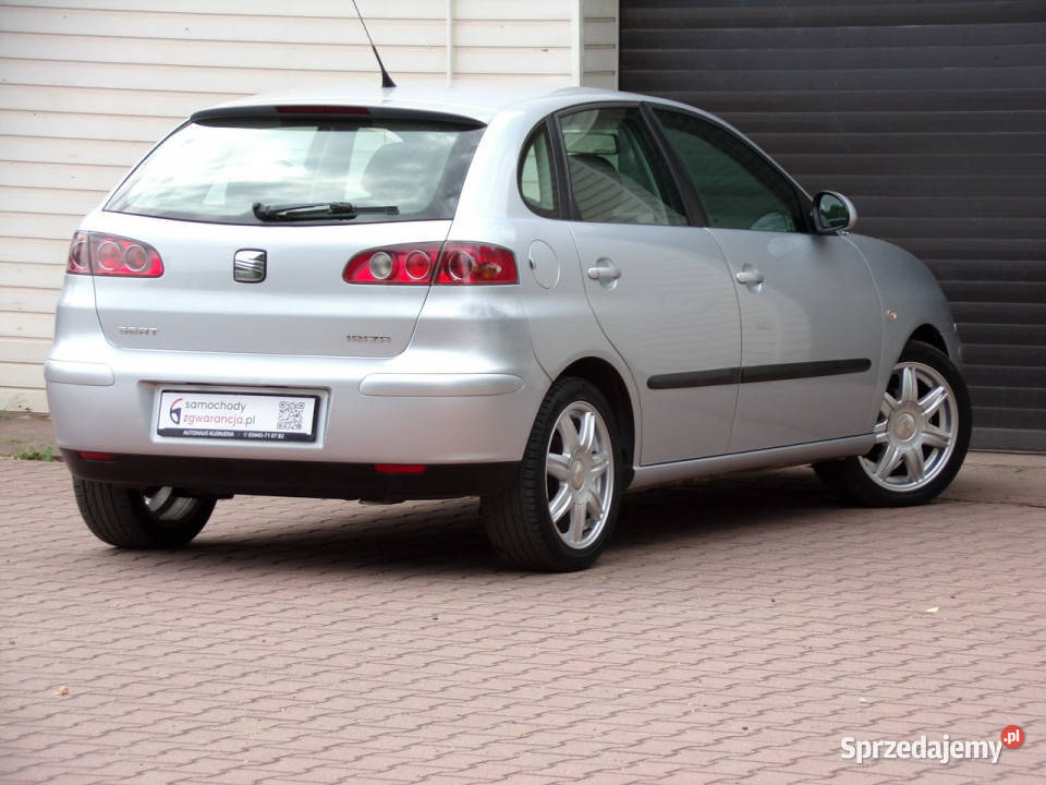 Seat Ibiza Klima Gwarancja 14 75 2006 III aluminiowe felgi