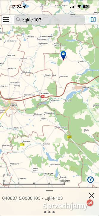 Działka budowlana Łąkie sprzedam