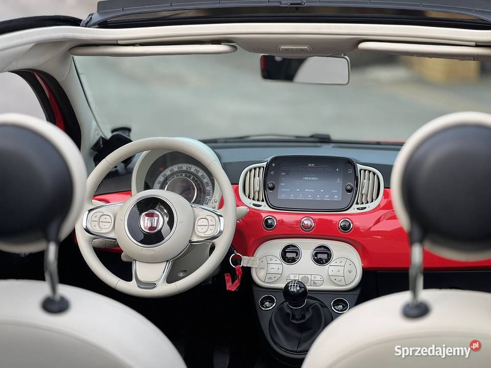 Włoski cukiereczek szuka klienta Fiat 500 Cabrio manualna 500 Ostrowiec Świętokrzyski