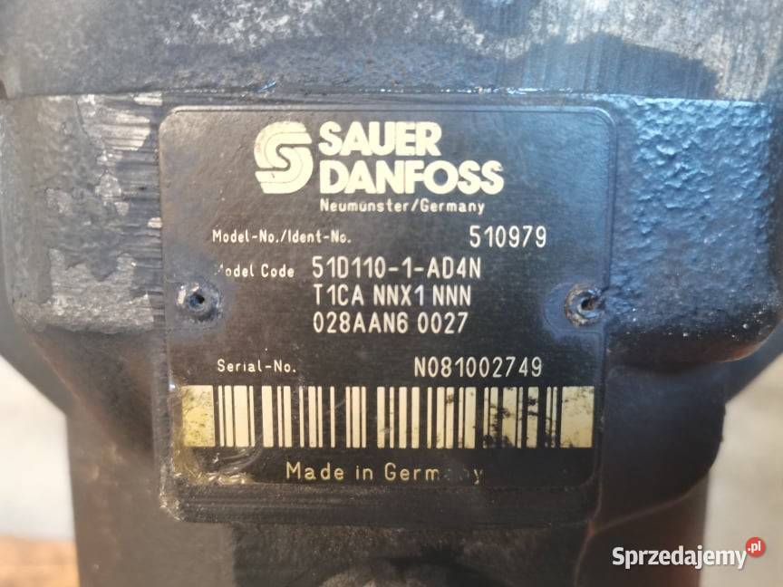 Silnik jazdy Bobcat T 2556 SauerDanfoss 51D110 Pozostałe Wilkowo