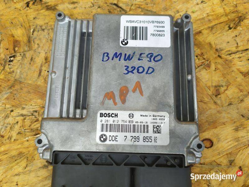 STEROWNIK SILNIKA BMW E60 E90 20 D 7799855 Gliwice sprzedam