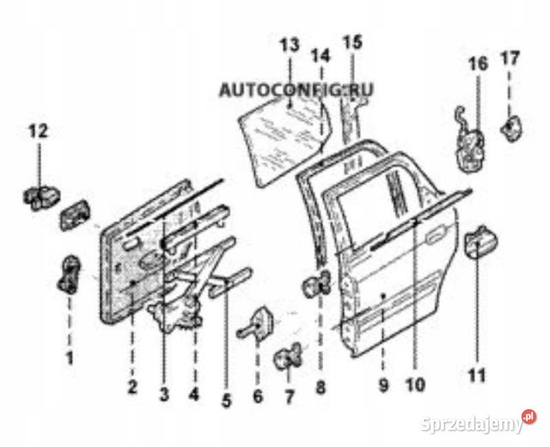 SUZUKI ALTO I DRZWI PRAWY TYŁ TYLNE NOWE
