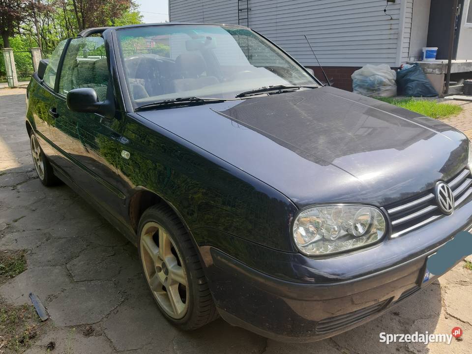 Czarny VW Golf IV Cabrio 18 Gaz 1998r Możliwa 1800cm3 kujawsko-pomorskie Aleksandrów Kujawski
