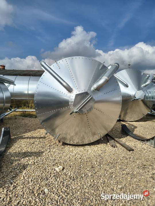 Silos paszowy lejowy o ładowności 18t PRODUCENT Kruszyna