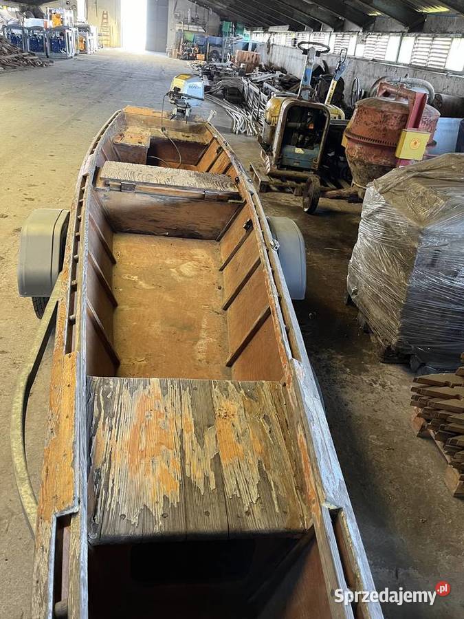 Łódka pychówka przyczepka silnik HONDA 5 Sochaczew