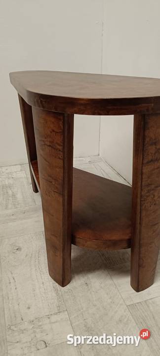 Stolik kawowy art deco design lata 50te drewno Radomsko