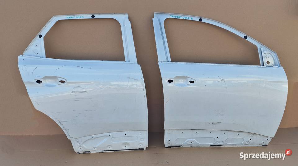 PEUGEOT 3008 II 5008 DRZWI PRAWY PRZÓD TYŁ PRAWE Bieleń