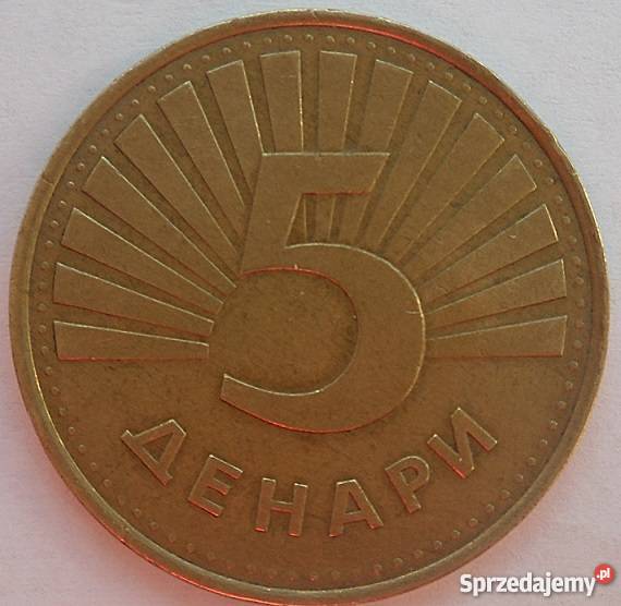 MACEDONIA5 DENAR2006 r RYŚ Numizmatyka Legionowo
