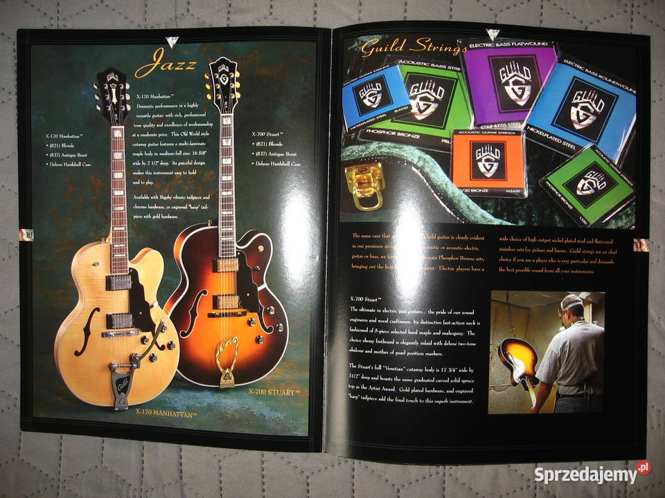 Guild Electrics guitar catalog katalog gitar