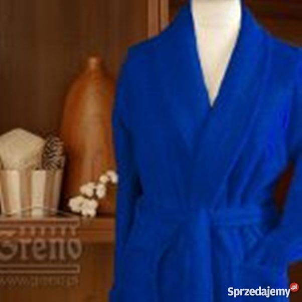 Szlafrok szalowy frote czysta bawełna Warszawa