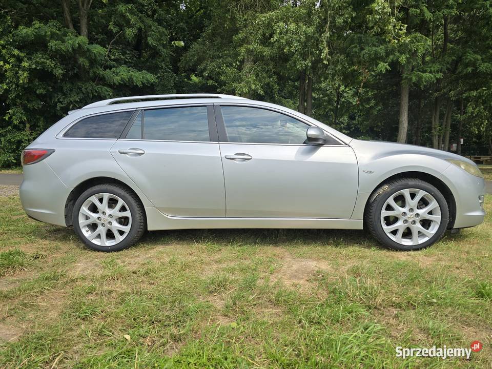 Mazda 6 GH kombi hak benzyna PIĘKNA Webasto na klimatyzacja Legnickie Pole
