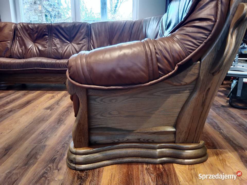 Sofa skórzana duża