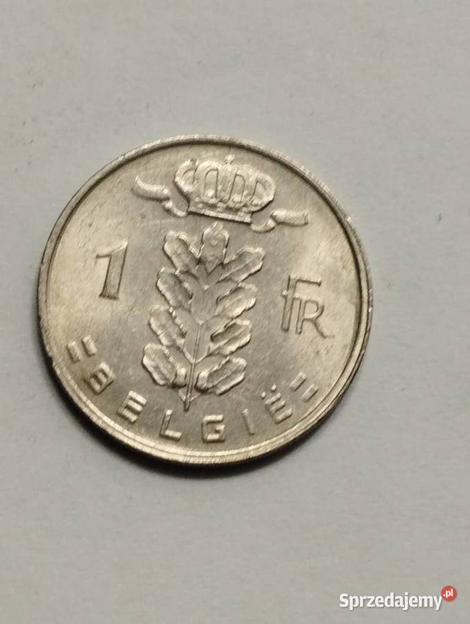 Sprzedam monetę Belgia 1 frank 1979r w idealnym Numizmatyka sprzedam