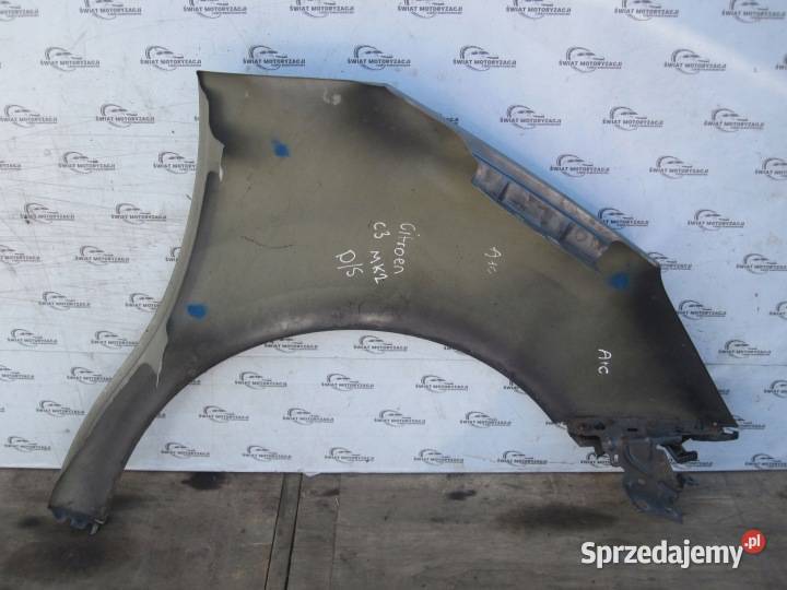 CITROEN C3 II 10r błotnik lewy przód 40 mikronów Kielce