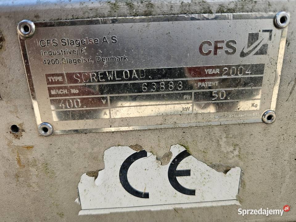 Podajnik ślimakowy CFS SCREWLOAD