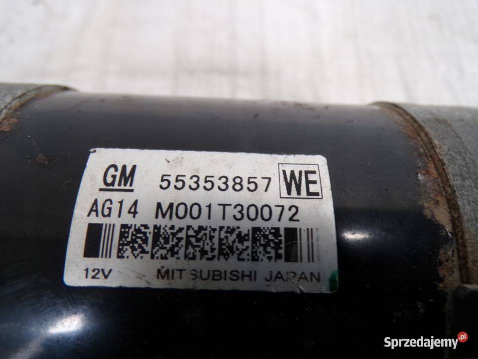 OPEL INSIGNIA A 20 CDTI ROZRUSZNIK 55353857 osobowe Układ elektryczny silnika